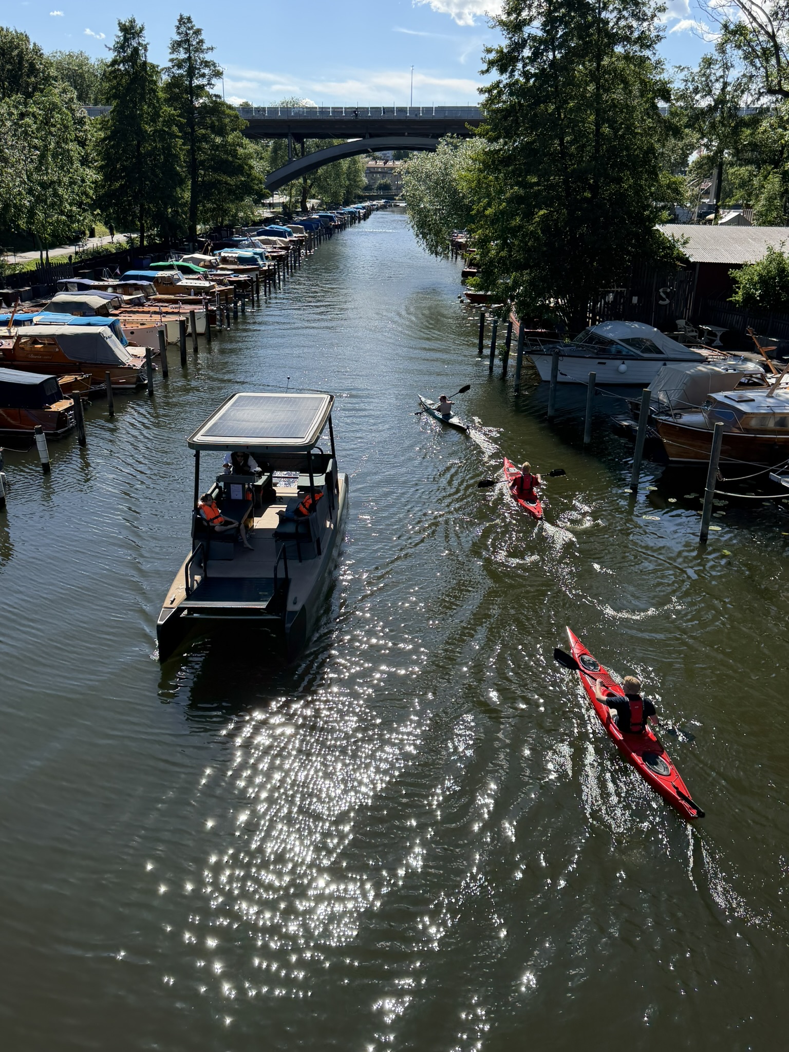 POL Lux — private solar boat tour Stockholm