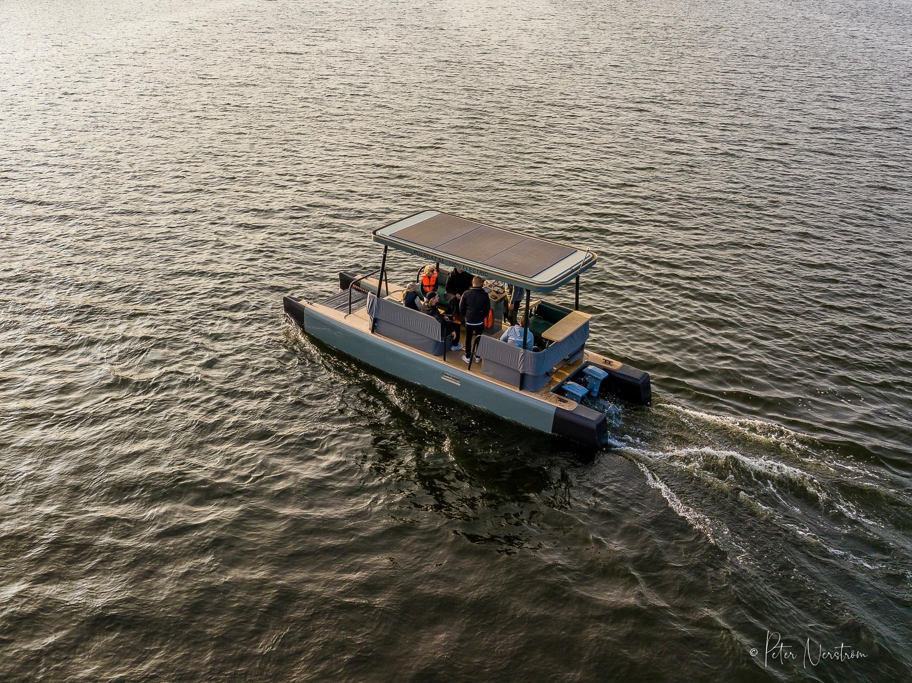 POL Lux cruising the Stockholm waterways